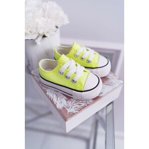 Boto Kids' Glitter Sneakers Lime Misty