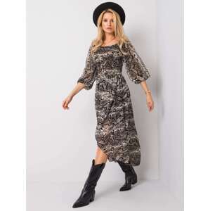 Dress-TW-SK-BI-8029.41-black-beige