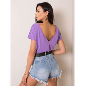 Ženska majica Fashionhunters V-neck