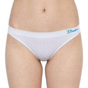 Women's thong Gina bamboo white
