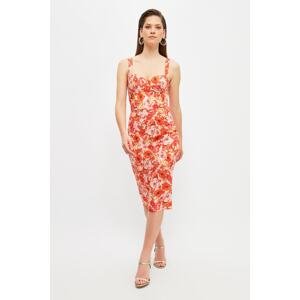 Ženska haljina Trendyol Floral patterned