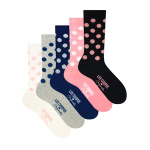 Čarape Lee Cooper LCU5PWLONGSOCPASTEL