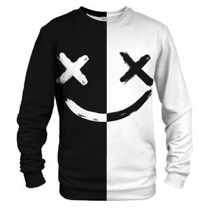 Bittersweet Paris Unisex's B&W Face Sweater S-Pc Bsp514