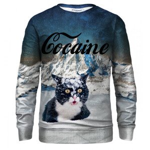 Majica LET IT SNOW Bittersweet_Paris_Cocaine_Cat_Sweater_S-Pc_Bsp017_White