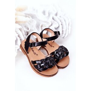 Boto Children's Sandals With Snake Pattern Black Baxlee