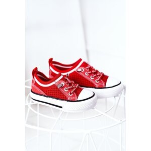 PA1 Children's Airy Sneakers Red Kids Club