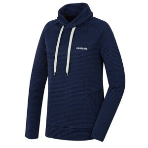 Women's fleece sweatshirt Hannah Sola black iris mel