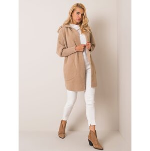 Ženski kaput Fashionhunters i523_MBM-PL-1518.95Pbeżowy