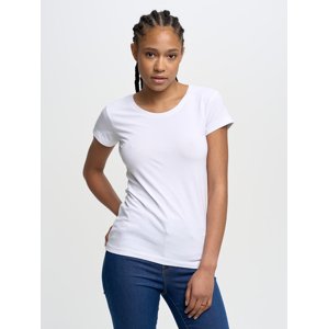 Big Star Woman's T-shirt_ss T-shirt 152055 Cream-101