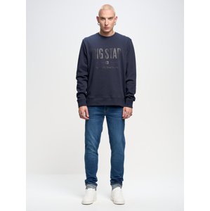 Big Star Man's Sweatshirt Sweat 152527 Blue-403