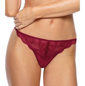 Gorteks Charlize soft lace thong dark re