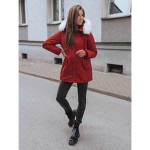 Ladies parka jacket NELLY red Dstreet