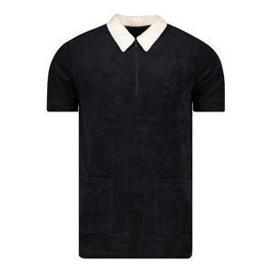 Vans T-Shirt Mn Wfh Half Zip Ss Black - Men's
