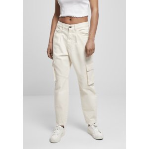 Ženska zlatna lopta Fit Cargo Twill bijele bojei hlače