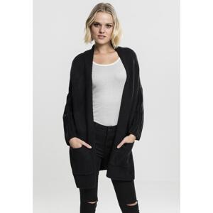 Women's oversized cardigan blk/blk