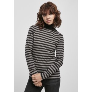 Women's turtleneck Y/D LS asphalt/black