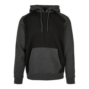 2-Tone Raglan Crew Black/Charcoal