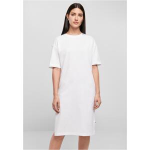 Women's dress with slit white