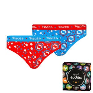 Women's gaćice Frogies Zodiac Ribe 2P Gift box