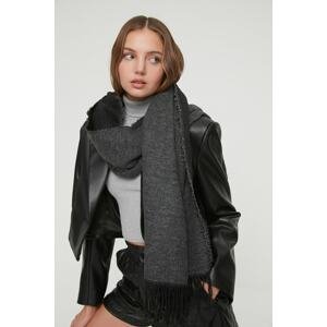 Trendyol Women's Black Soft-textured Scarf