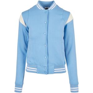 Women's inset College Sweat Jacket clearwater/whitesand