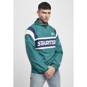 Starter Half Zip Retro Jacket Retro Green/Blue Night/White