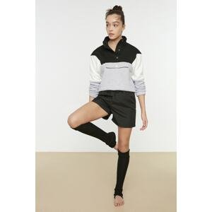 Trendyol Black Parachute Fabric Sports Shorts