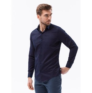 Ombre Men's shirt with long sleeves