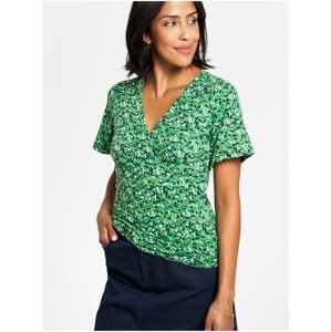 Green patterned T-shirt Tranquillo - Women's