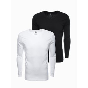 Ombre Men's V-NECK longsleeve set - mix 2