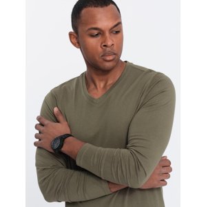 Ombre Men's V-NECK longsleeve set - mix 2