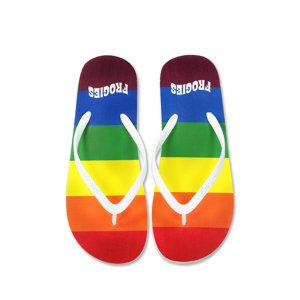 Men's flip-flops Frogies Rainbow