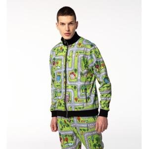 Mr. GUGU & Miss GO Man's City Carpet Track Jacket S-W-526 2177