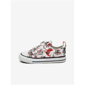 White children's patterned sneakers Converse Pirates - Boys
