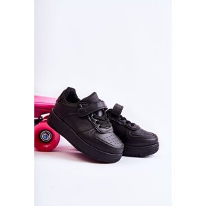 Boto Children's Sport Shoes With Velcro Black Elike