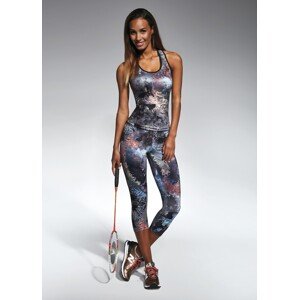 Bas Bleu Sports tajice FUSION 70 s modernim printom i nogom 3/4