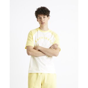 Celio Cotton T-Shirt Ceraglan Happiness - Men