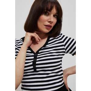 Striped cotton blouse