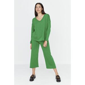 Trendyol Green Oversized Knitwear Top and Bottom Set