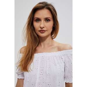 Spanish Flu Open-Shouldered Shirt