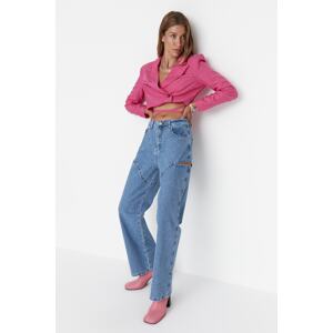 Ženske traperice Trendyol High Waist