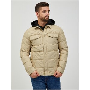 Krem prošivena košulja, Jack &; Jones Park - Muškarci