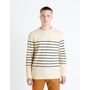 Celio Striped T-shirt Veboxmlr - Men