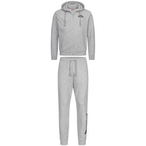 Muška trenirka komplet Lonsdale 117428-Marl Grey/Black