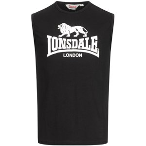 Muška majica bez rukava Lonsdale 117332-Black/White