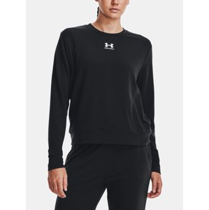 Under Armour T-Shirt Rival Terry Crew-BLK - Women