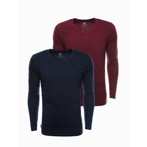 Ombre Men's V-NECK longsleeve set - mix 2