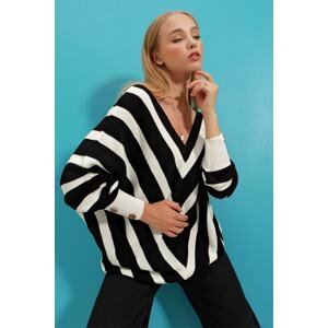 Ženski džemper Trend Alaçatı Stili Zebra