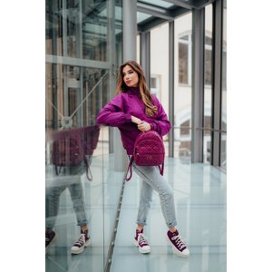 Ljubičaste ženske tenisice za gležanj na Converse platformi Chuck Taylo - Žene