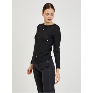Black Women's Ribbed Sweater ORSAY - Women